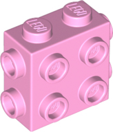 LEGO® los onderdeel Steen Aangepast in kleur Fel Roze 67329