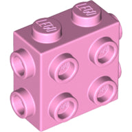 Plaatje in Gallery viewer laden, LEGO® los onderdeel Steen Aangepast in kleur Fel Roze 67329