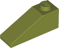 LEGO® los onderdeel Dakpan Algemeen in kleur Olijfgroen 4286