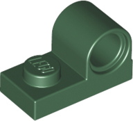 LEGO® los onderdeel Plaat Aangepast Donkergroen 11458