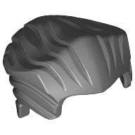 LEGO® los onderdeel Haar Donker Blauwachtig Grijs 64798