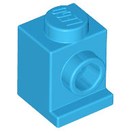 Plaatje in Gallery viewer laden, LEGO® los onderdeel Steen Aangepast Donker Azuurblauw 4070