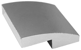 LEGO® los onderdeel Dakpan Gebogen Metallisch Zilver 15068