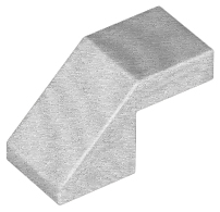 LEGO® los onderdeel Dakpan Algemeen Metallisch Zilver 28192