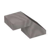 LEGO® los onderdeel Dakpan Algemeen Metallisch Zilver 28192