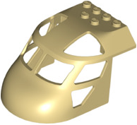 LEGO® los onderdeel Vliegtuig in kleur Geelbruin 11293