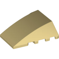 Plaatje in Gallery viewer laden, LEGO® los onderdeel Wig in kleur Geelbruin 47753
