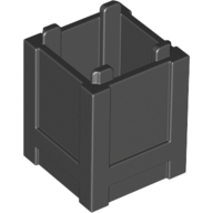 Plaatje in Gallery viewer laden, LEGO® los onderdeel Container in kleur Zwart 61780