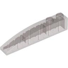 LEGO® los onderdeel Dakpan Gebogen Doorzichtig Zwart 42022