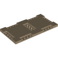 LEGO® los onderdeel Steen Aangepast Donker Geelbruin 71772