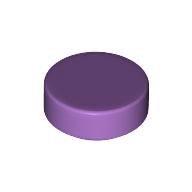 LEGO® los onderdeel Tegel Rond Medium Lavendel 98138
