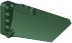 LEGO® los onderdeel Technisch Paneel Donkergroen 64392