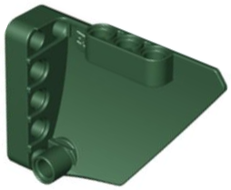 LEGO® los onderdeel Technisch Paneel Donkergroen 64394