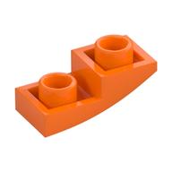 LEGO® los onderdeel Dakpan Gebogen Omgekeerd Oranje 24201