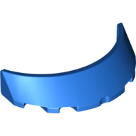 LEGO® los onderdeel Voorruit in kleur Blauw 62360