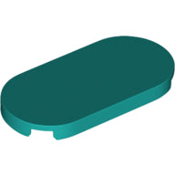 Plaatje in Gallery viewer laden, LEGO® los onderdeel Tegel Rond Donker Turkoois 66857