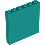 LEGO® los onderdeel Paneel in kleur Donker Turkoois 59349