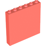 Plaatje in Gallery viewer laden, LEGO® los onderdeel Paneel in kleur Koraal 59349