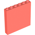 LEGO® los onderdeel Paneel in kleur Koraal 59349