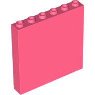 Plaatje in Gallery viewer laden, LEGO® los onderdeel Paneel in kleur Koraal 59349