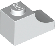 LEGO® los onderdeel Steen Boog in kleur Wit 78666