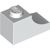 LEGO® los onderdeel Steen Boog in kleur Wit 78666