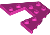 LEGO® los onderdeel Wig Plaat in kleur Donker Roze 47407