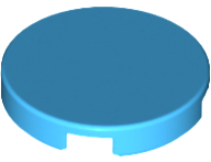 LEGO® los onderdeel Tegel Rond Donker Azuurblauw 14769