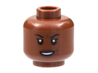 LEGO® los onderdeel Hoofd Roodachtig Bruin 3626pb2924