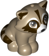 LEGO® los onderdeel Landdier Donker Geelbruin 77110pb01