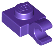 LEGO® los onderdeel Plaat Aangepast Donkerpaars 61252