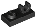 LEGO® los onderdeel Plaat Aangepast in kleur Zwart 44861