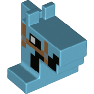 Plaatje in Gallery viewer laden, LEGO® Dier Onderdelen met Motief Medium Azuurblauw 25769pb04