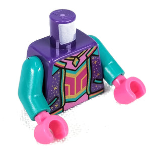 LEGO® los onderdeel Lijf met Motief Donkerpaars 973pb4309c01