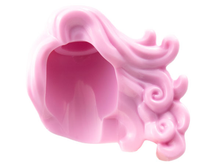 Plaatje in Gallery viewer laden, LEGO® los onderdeel Haar in kleur Fel Roze 73272