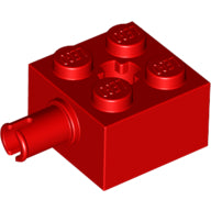LEGO® los onderdeel Steen Aangepast in kleur Rood 6232