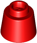 LEGO® los onderdeel Kegel in kleur Rood 85975