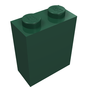 LEGO® los onderdeel Steen in kleur Donkergroen 3245c