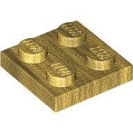 Plaatje in Gallery viewer laden, LEGO® los onderdeel Plaat Algemeen in kleur Parel Goud 3022