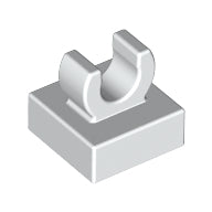 Plaatje in Gallery viewer laden, LEGO® los onderdeel Tegel Aangepast in kleur Wit 15712
