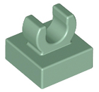 LEGO® los onderdeel Tegel Aangepast in kleur Zandgroen 15712
