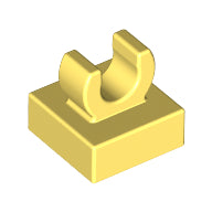 LEGO® los onderdeel Tegel Aangepast Helder Lichtgeel 15712