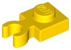 LEGO® los onderdeel Plaat Aangepast in kleur Geel 4085d