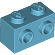 Plaatje in Gallery viewer laden, LEGO® los onderdeel Steen Aangepast Medium Azuurblauw 11211
