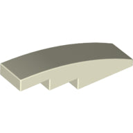 Plaatje in Gallery viewer laden, LEGO® los onderdeel Dakpan Gebogen Gloed In Donker Wit 61678