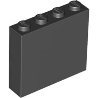 LEGO® los onderdeel Steen in kleur Zwart 49311