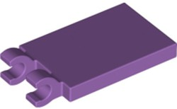 LEGO® los onderdeel Tegel Aangepast Medium Lavendel 30350b