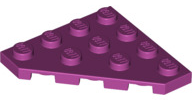 LEGO® los onderdeel Wig Plaat in kleur Magenta 30503