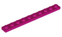 Plaatje in Gallery viewer laden, LEGO® los onderdeel Plaat Algemeen in kleur Magenta 4477