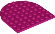 LEGO® los onderdeel Plaat Rond in kleur Magenta 41948